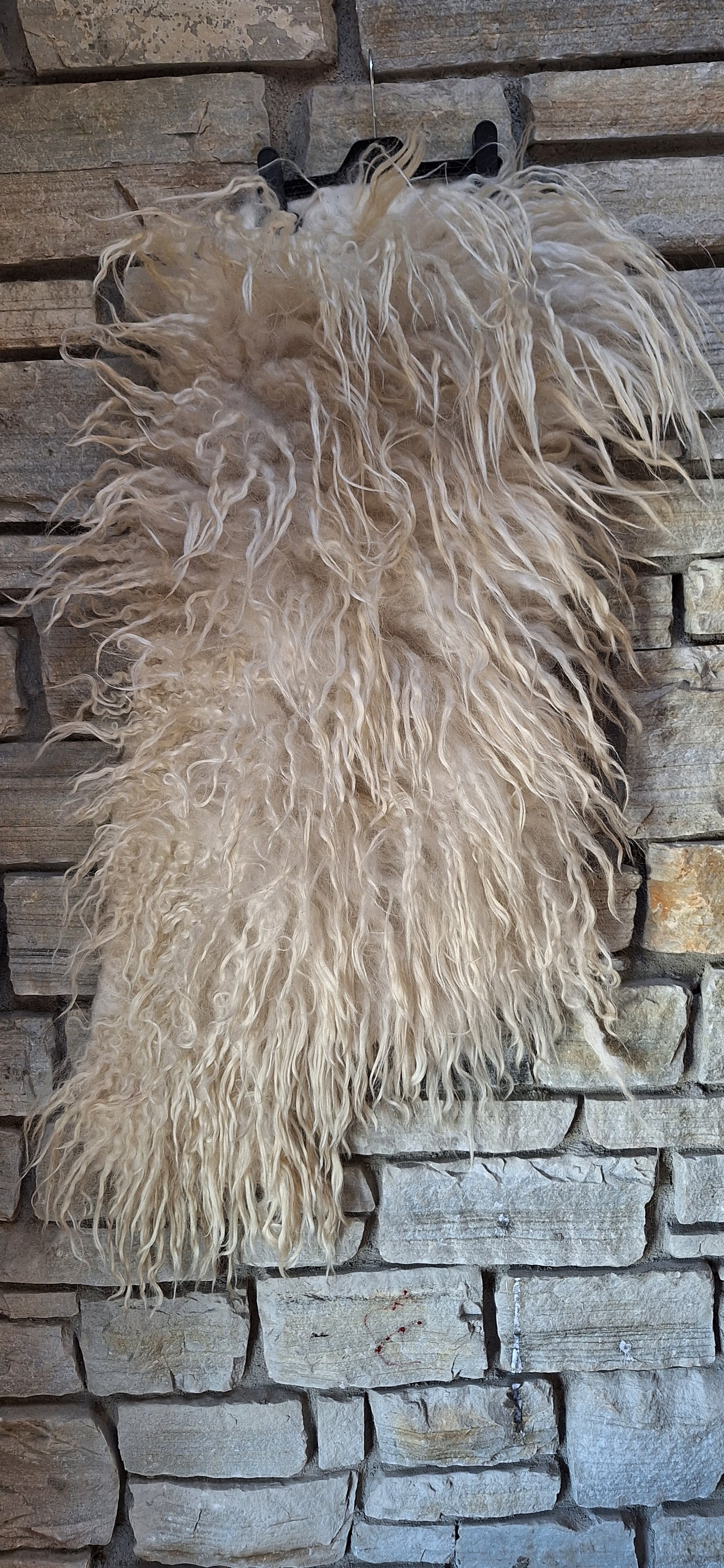 Valais blacknose felted rug