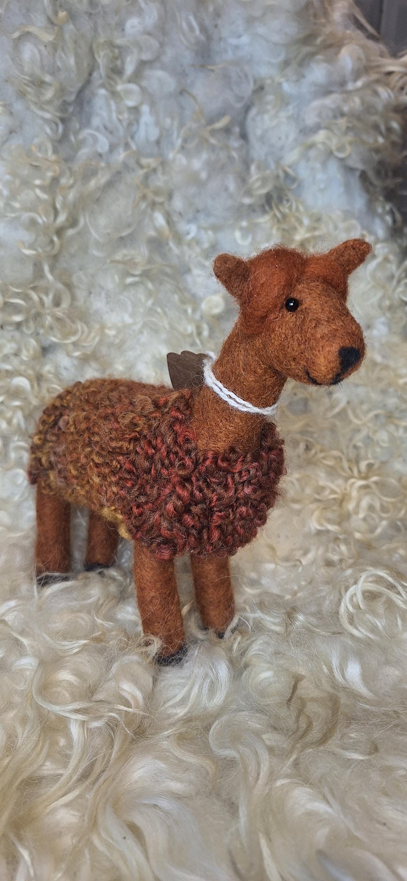 Large alpaca figure