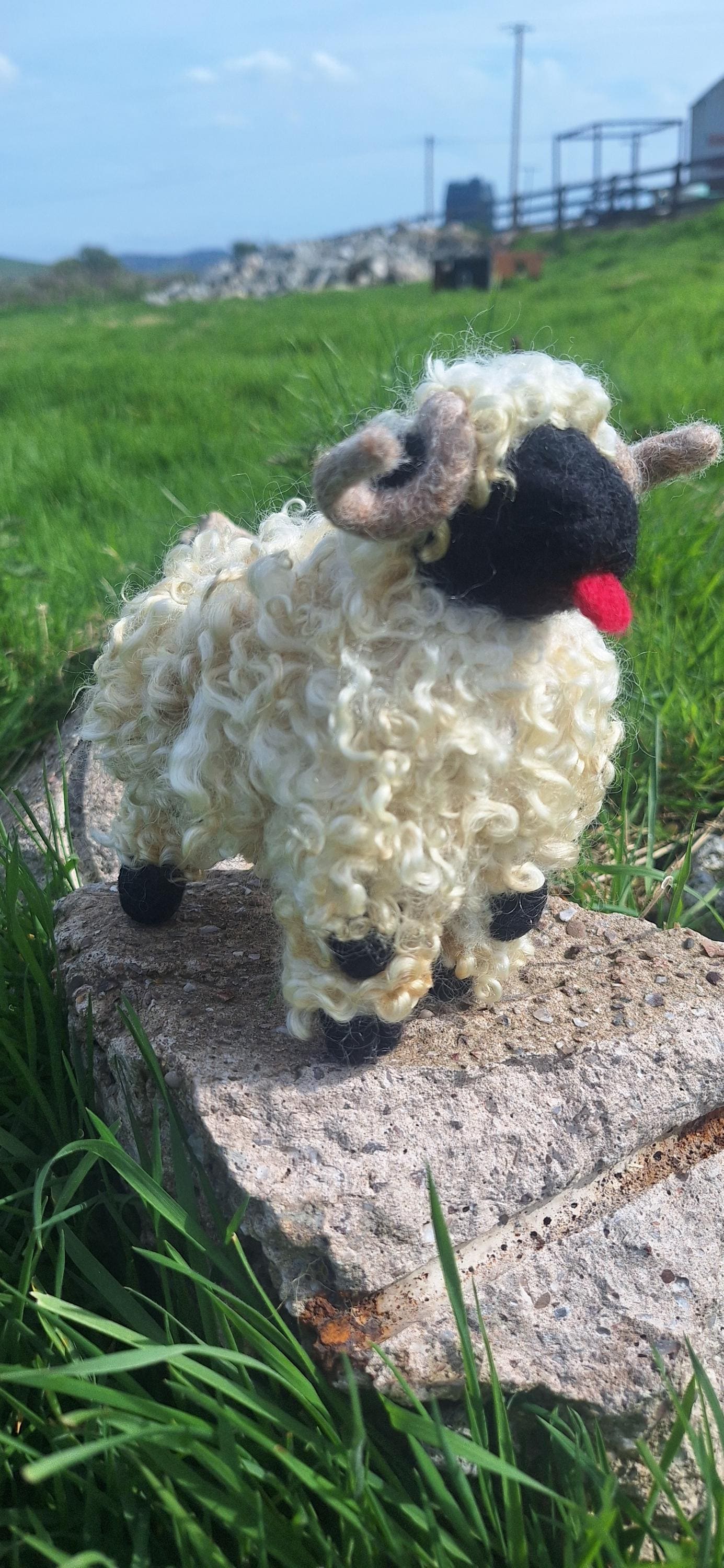 valais blacknose sheep figure