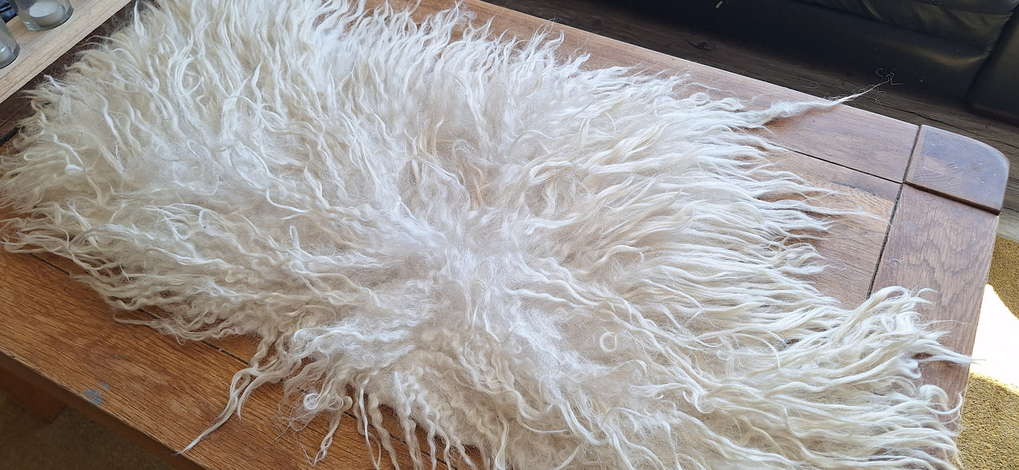Valais blacknose felted rug