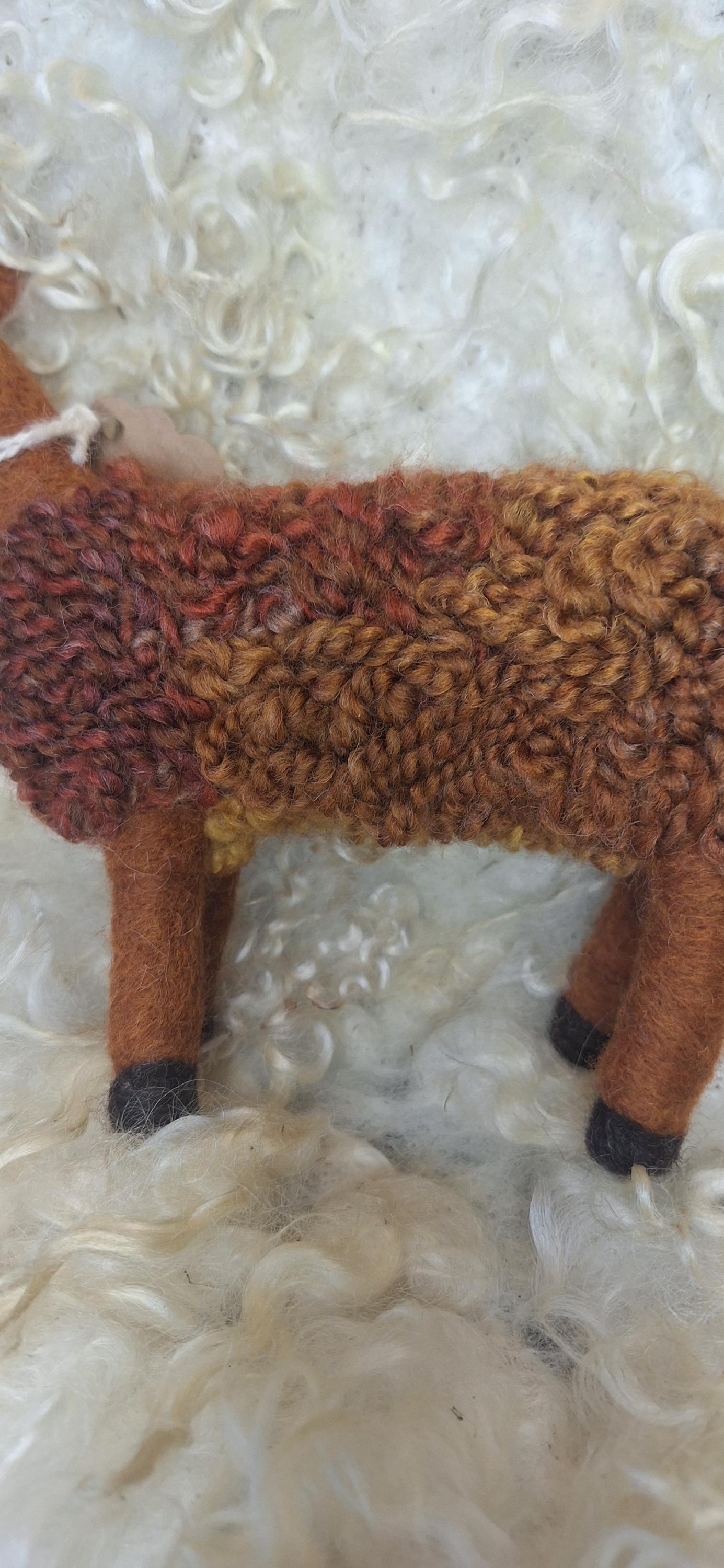 Large alpaca figure