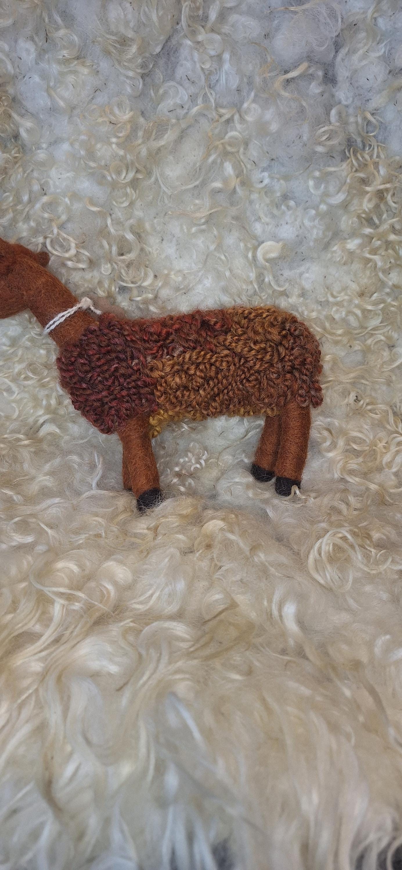Large alpaca figure