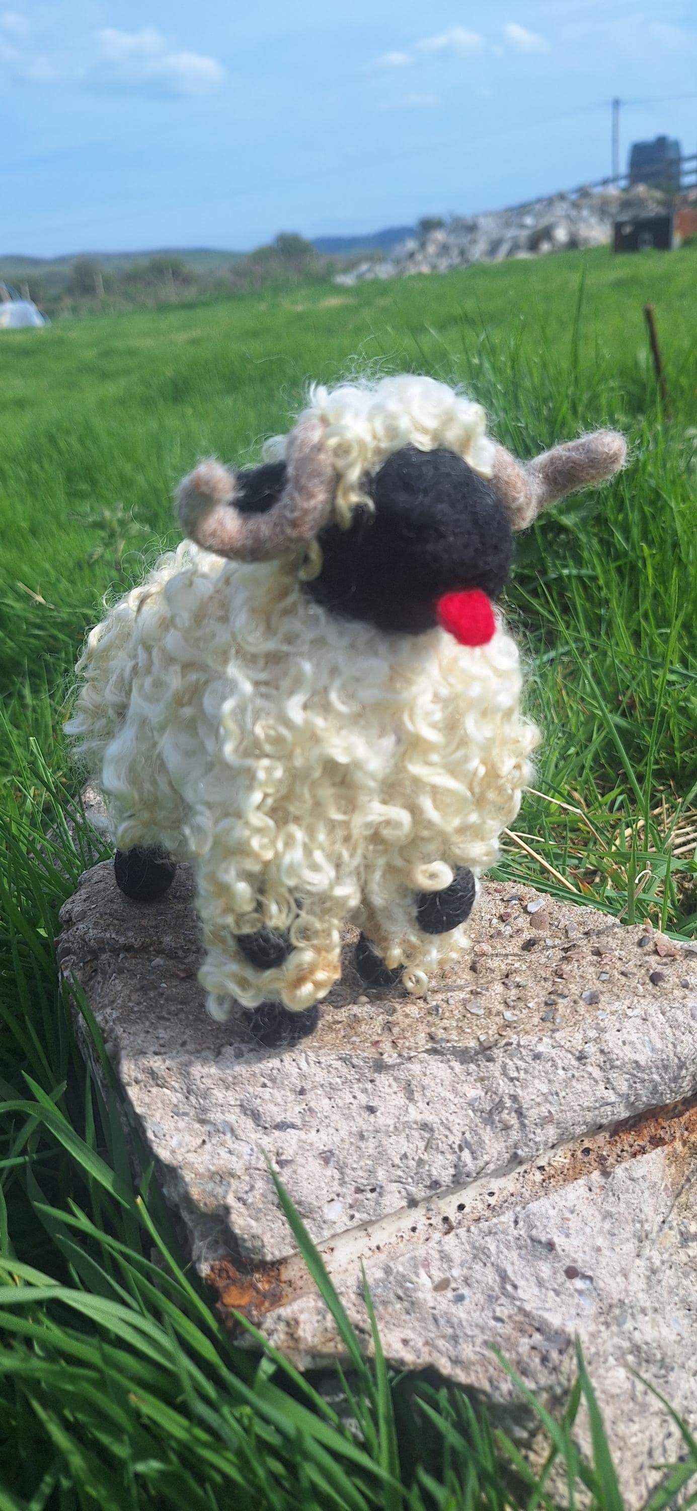 valais blacknose sheep figure