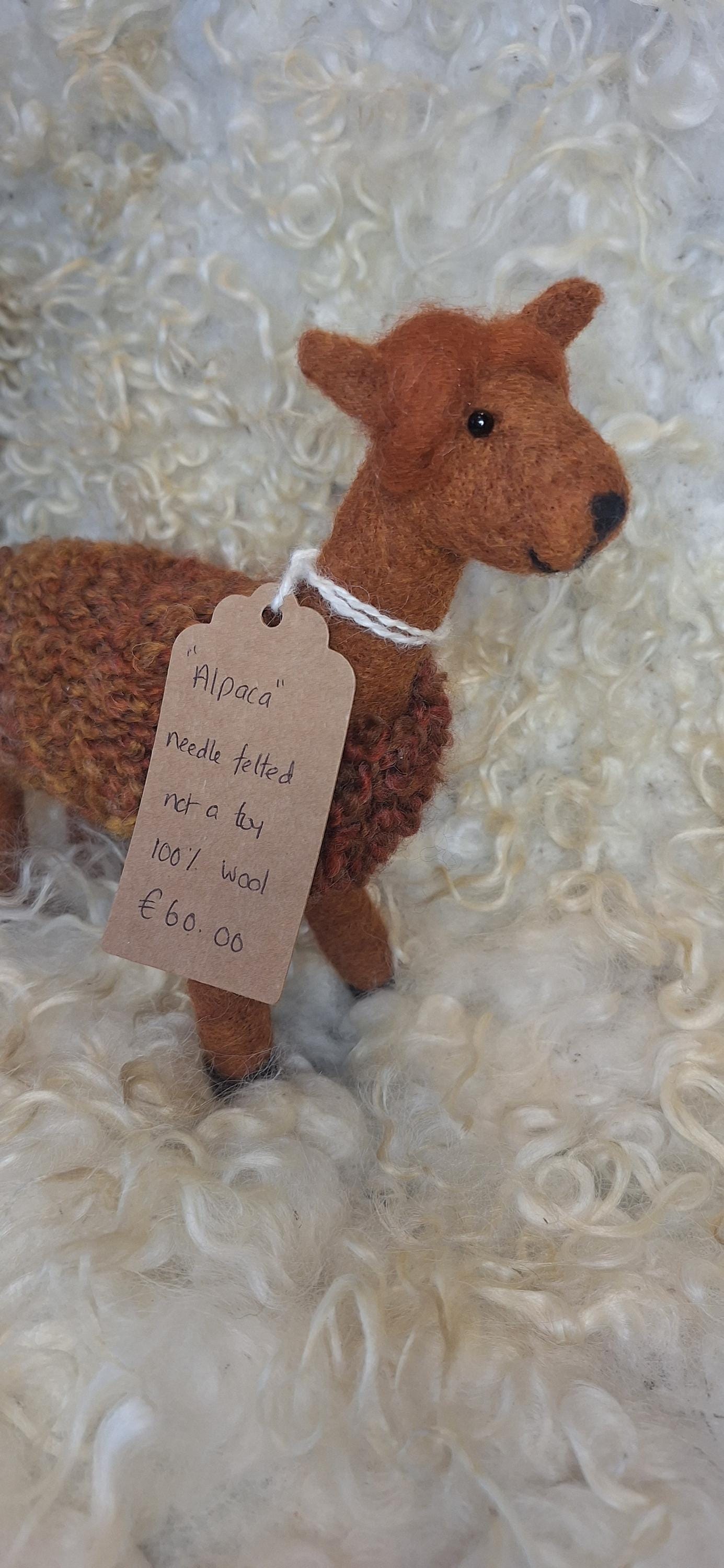 Large alpaca figure
