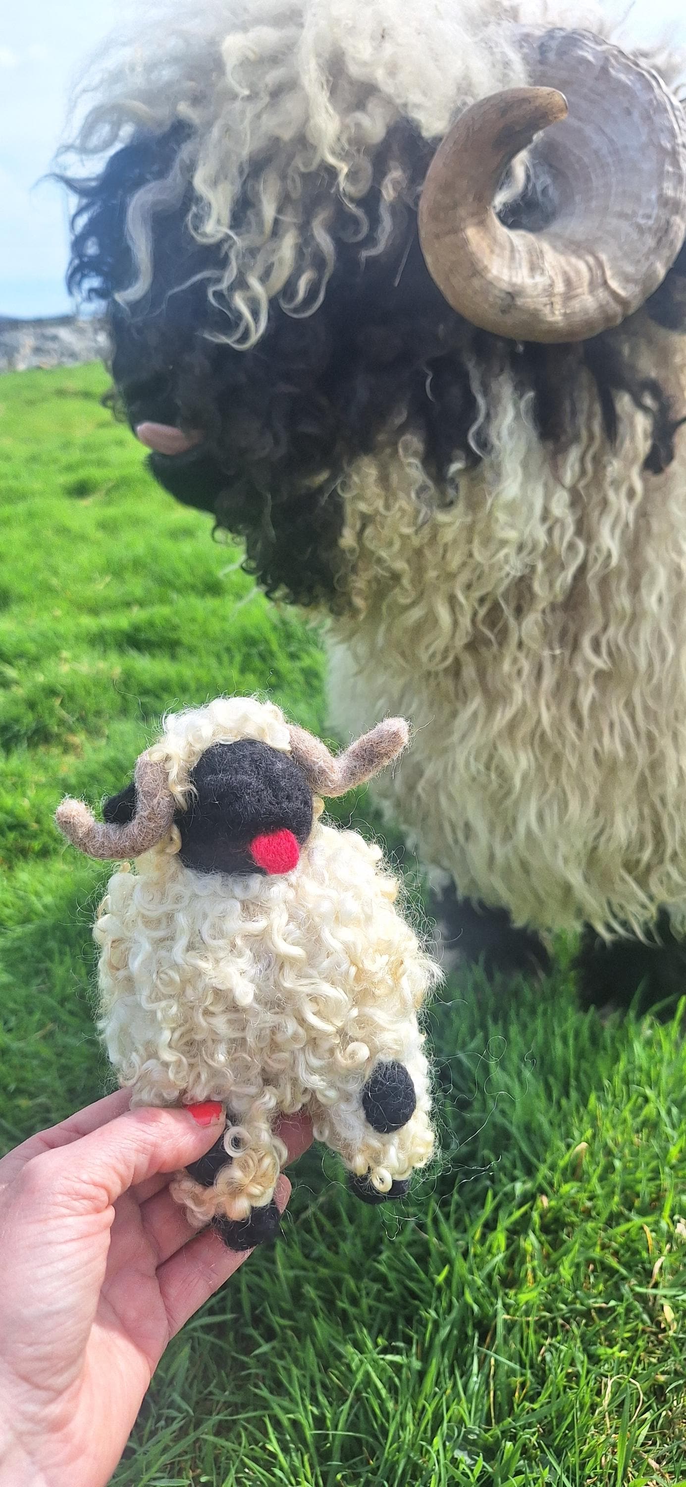 valais blacknose sheep figure
