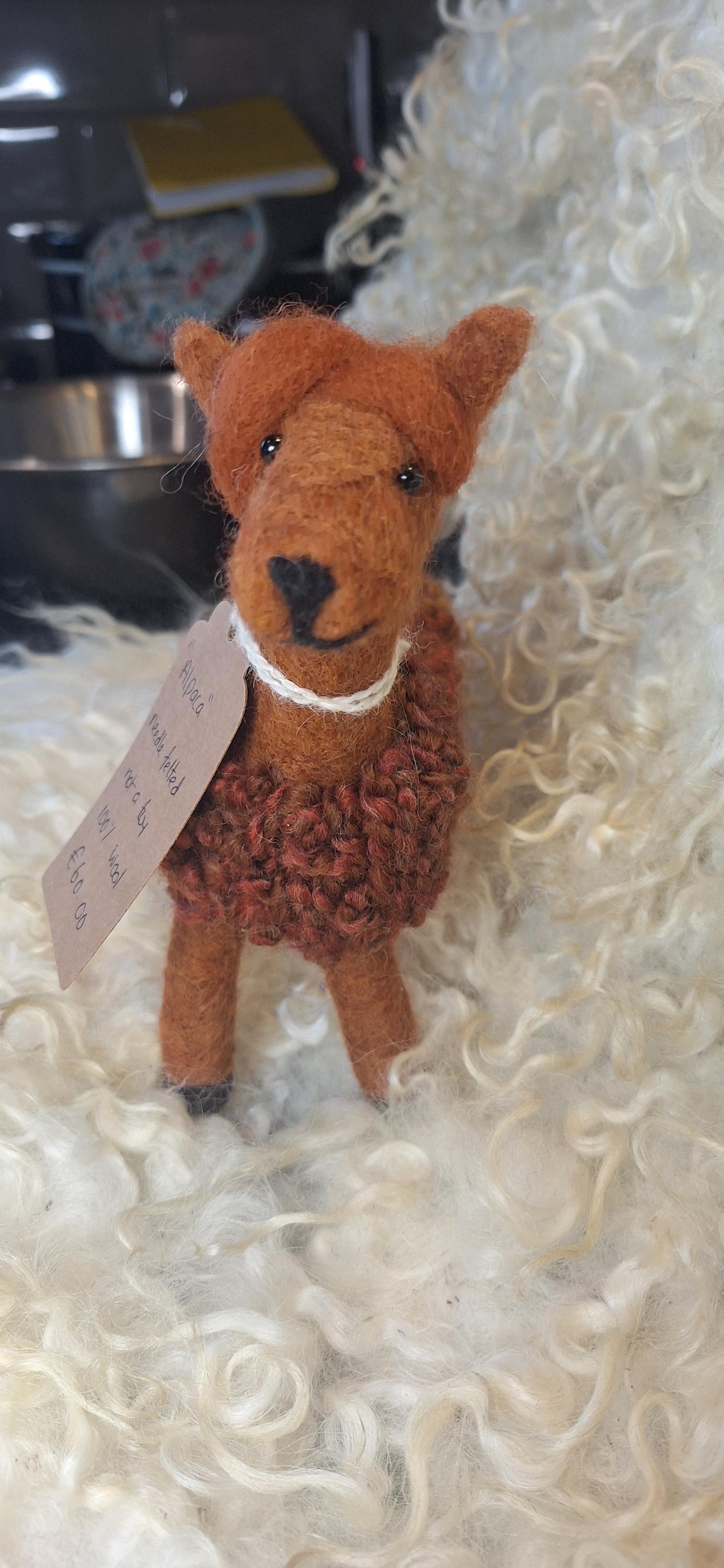 Large alpaca figure