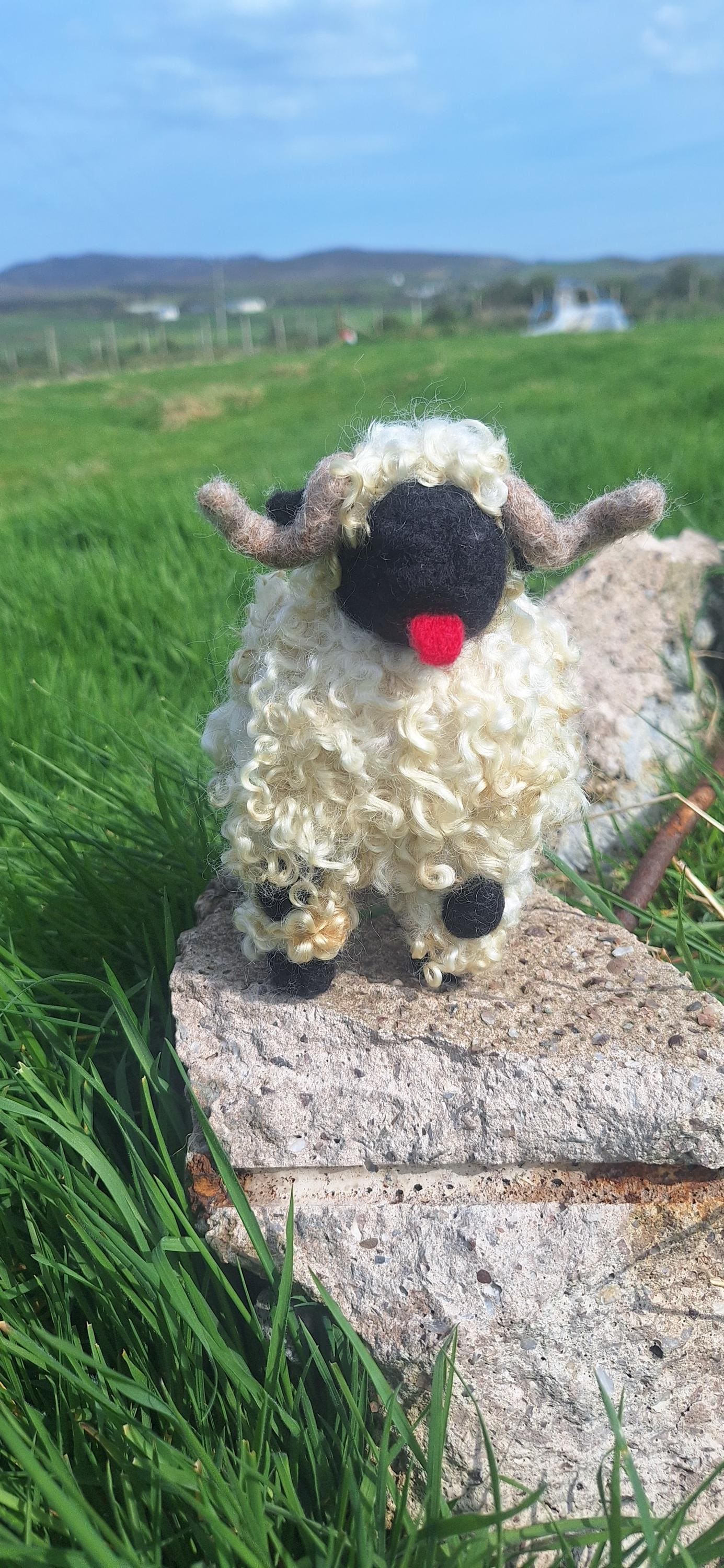 valais blacknose sheep figure